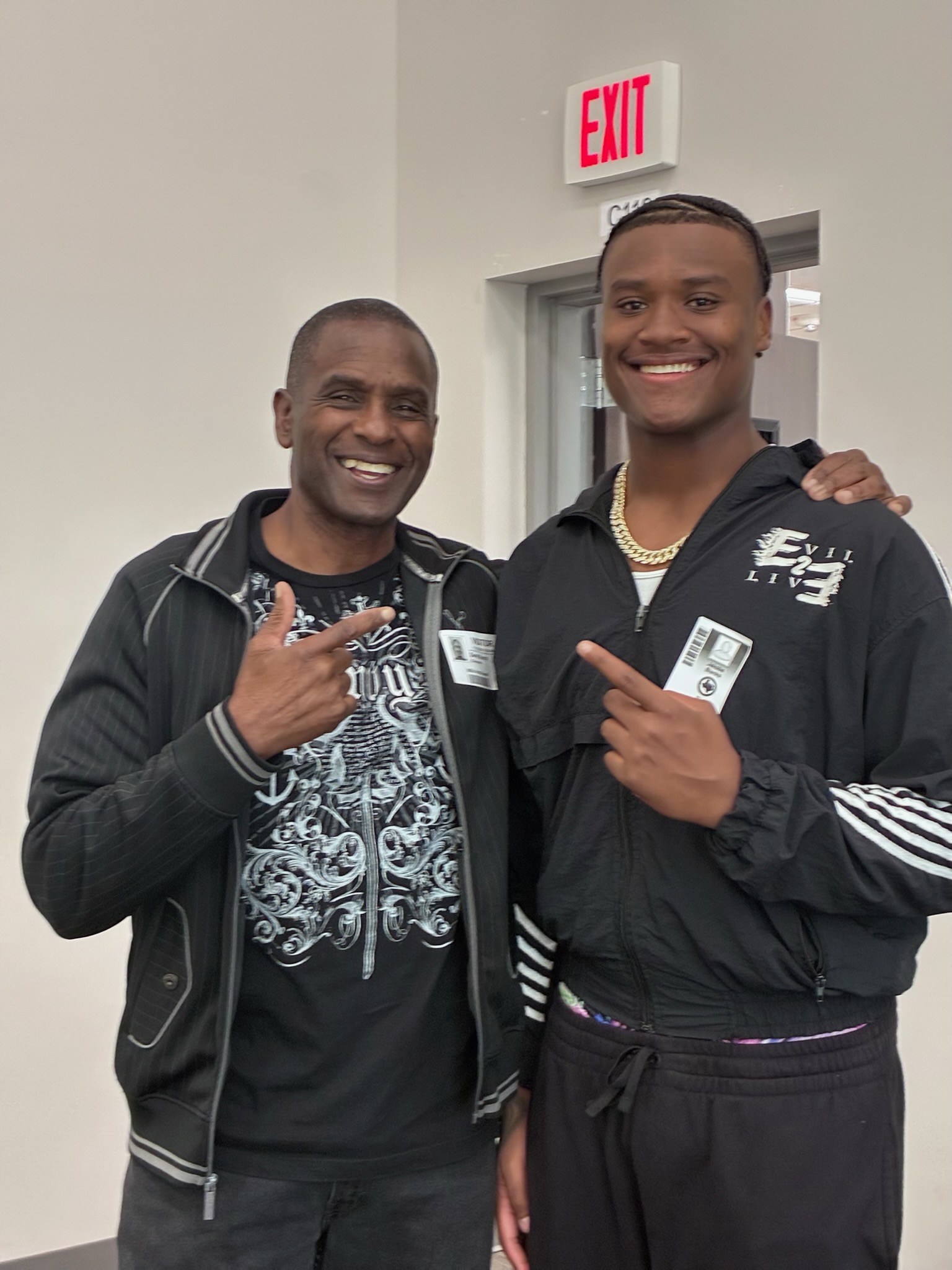 Darryl with Jakobe